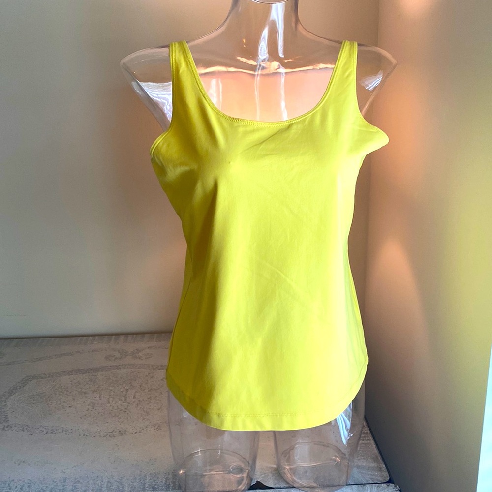 Chicos sunny yellow cami with adjustable straps. Sz 2 (US 12)